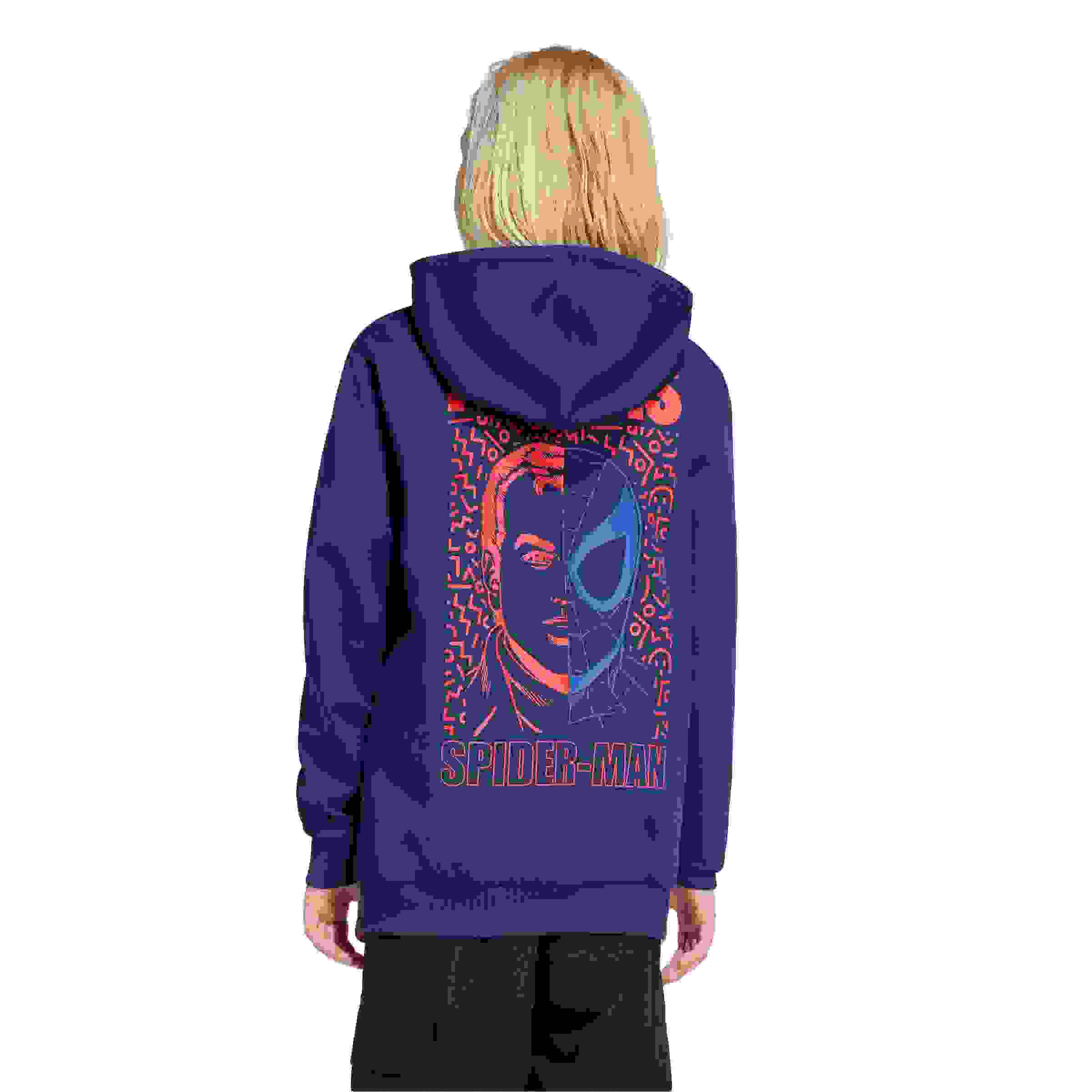 adidas Marvel Big Boys' Dark Blue Spider-Man Hoodie